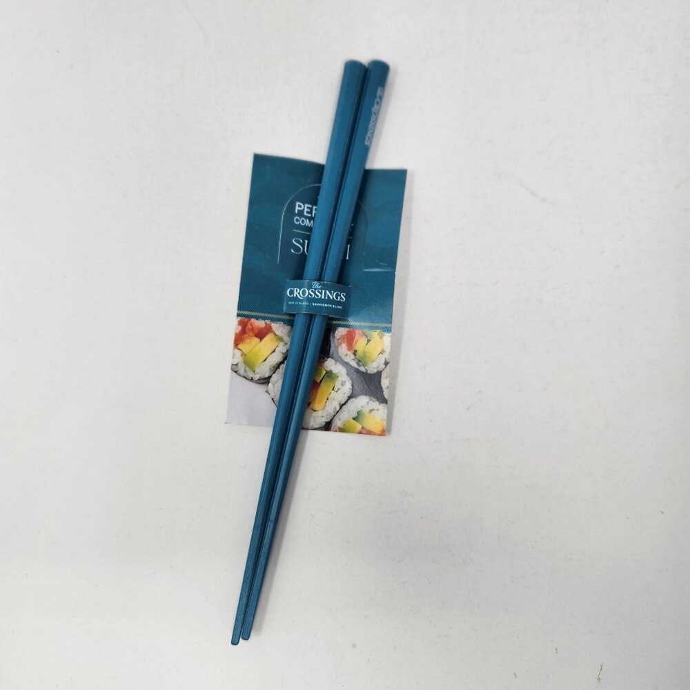 The Crossings Blue Chopsticks Set